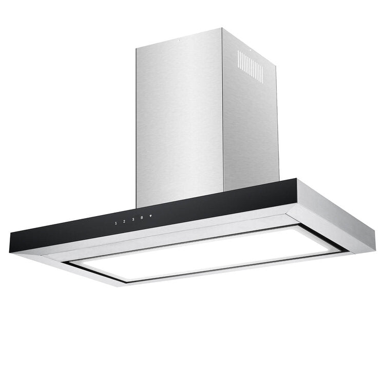 InAlto 90cm Box Canopy Rangehood with Light Panel ARBC90TPS