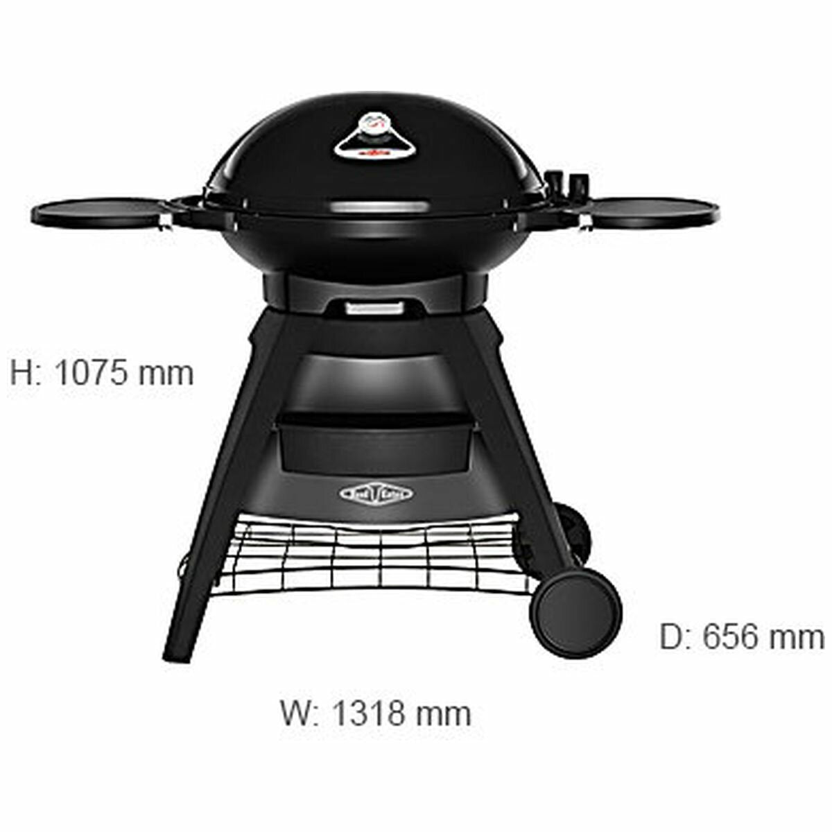 Beefeater Bigg Bugg Black Mobile LPG BBQ BB722BA