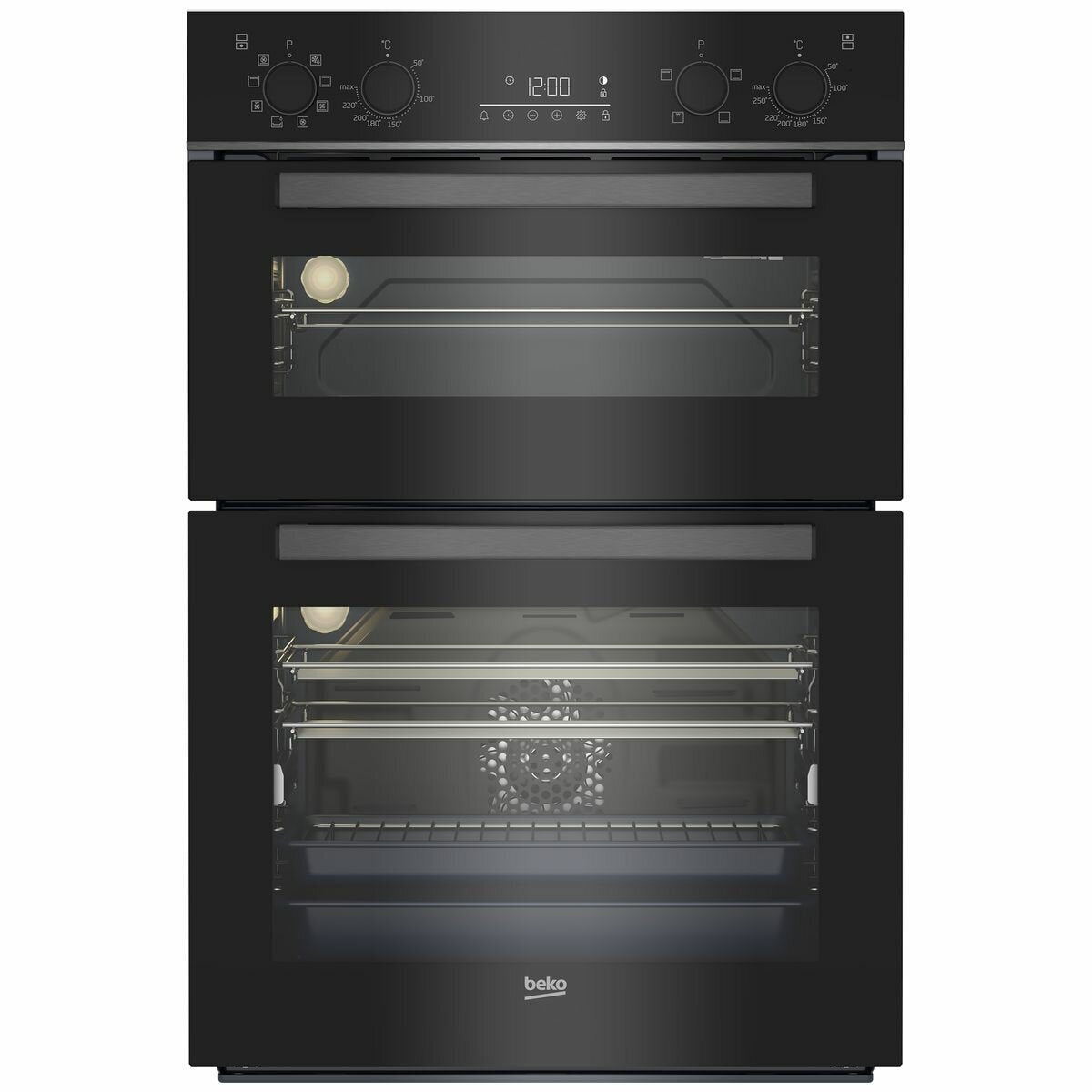 Beko 60cm Multifunction Built-in Double Oven BBO6811DDX