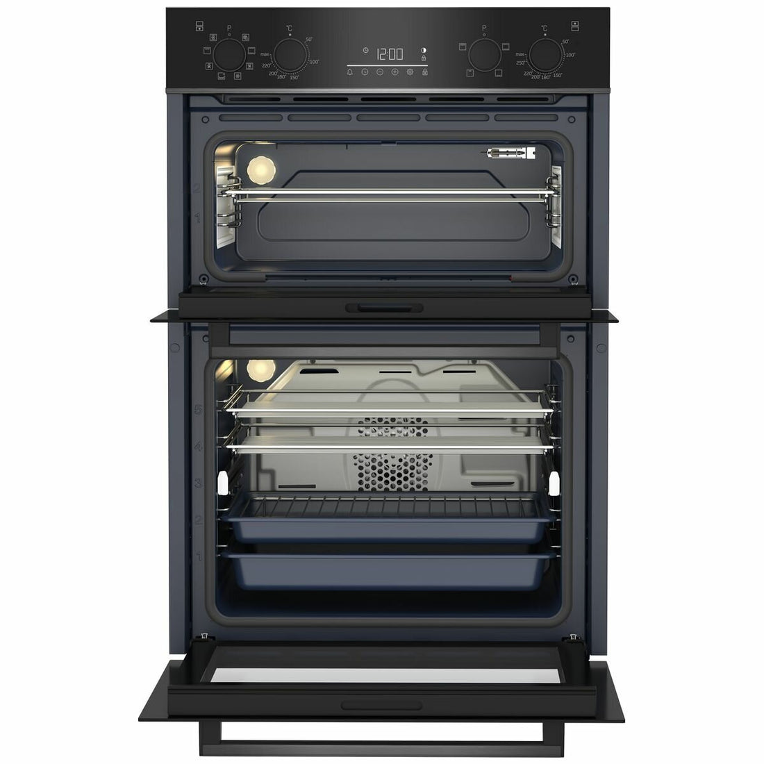Beko 60cm Multifunction Built-in Double Oven BBO6811DDX