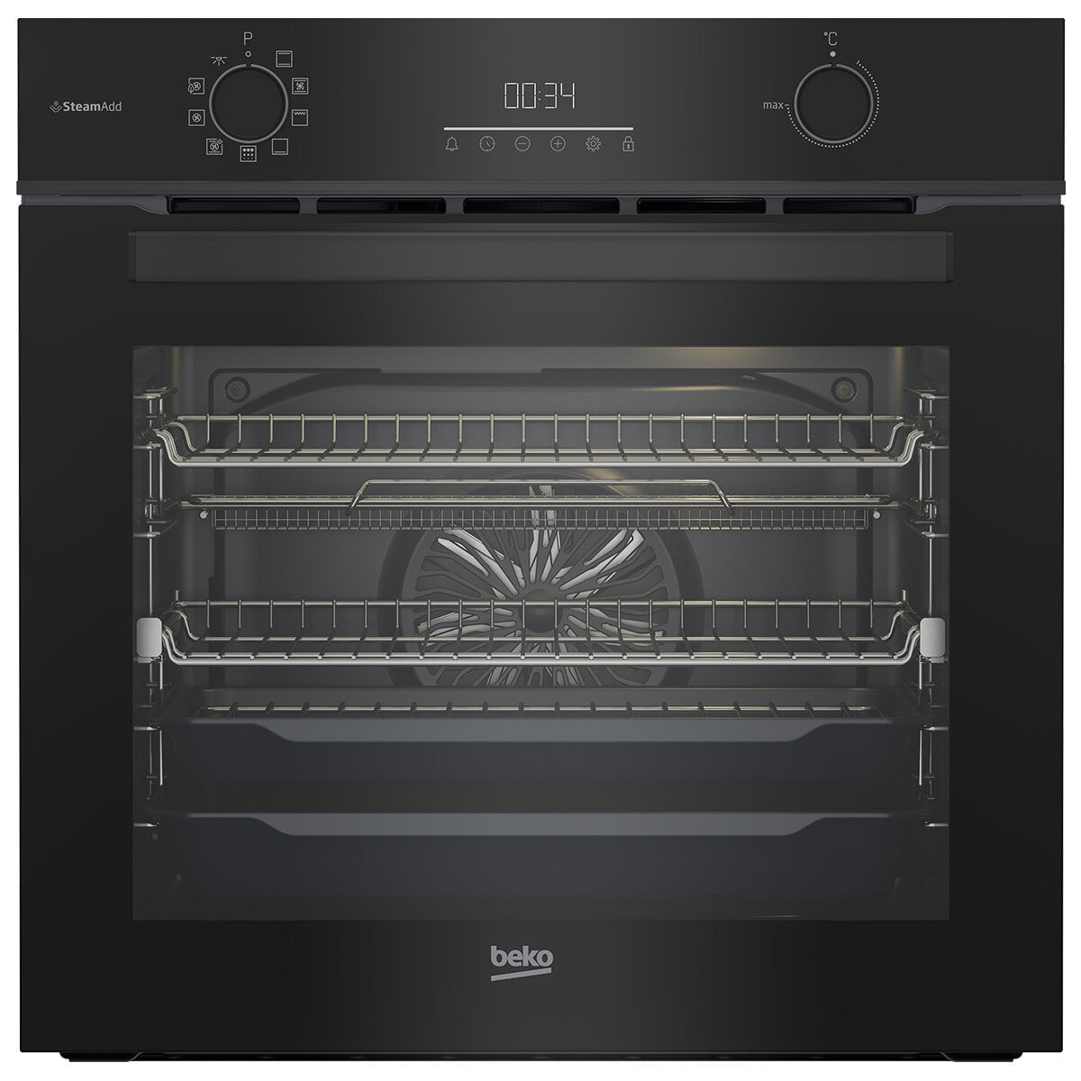 Beko 60cm Multifunction Oven with SteamAdd and Airfry BBO6851MDX