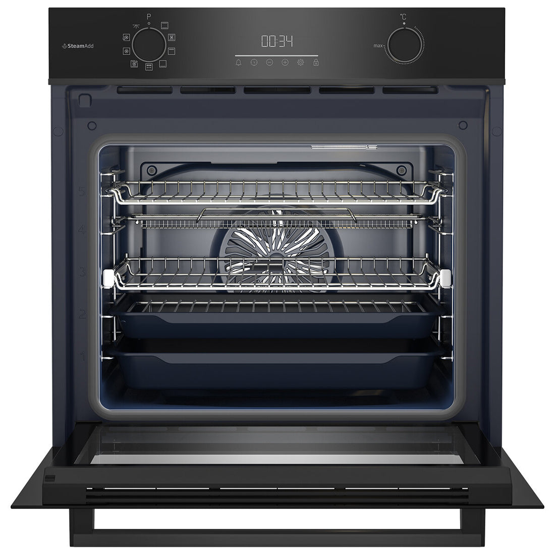 Beko 60cm Multifunction Oven with SteamAdd and Airfry BBO6851MDX