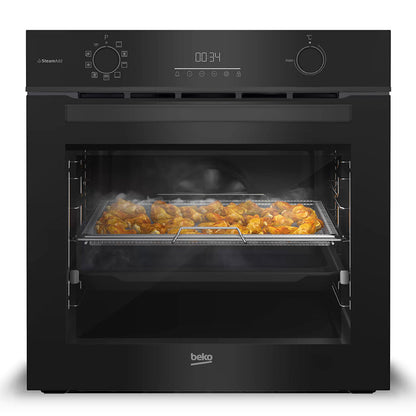 Beko 60cm Multifunction Oven with SteamAdd and Airfry BBO6851MDX