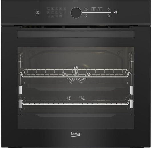Beko 60cm Aeroperfect™ Built-In Oven with Meat Probe & Pyrolytic Cleaning BBO6852PDX