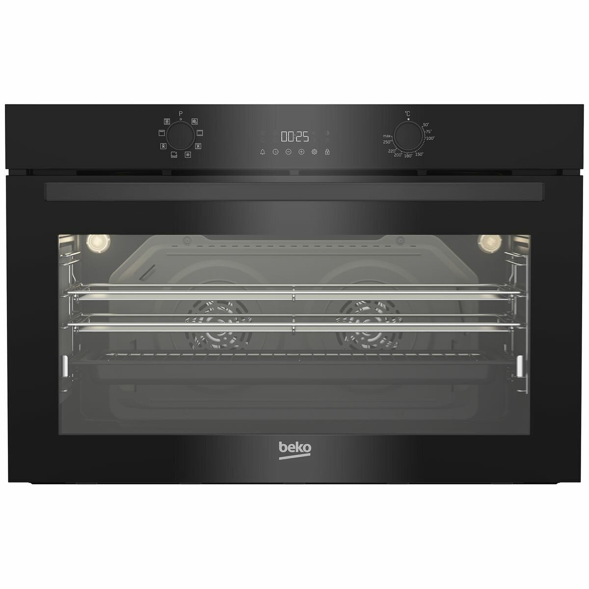 Beko 90cm Twin Fan Multifunction Built-in Oven BBO91271MDX