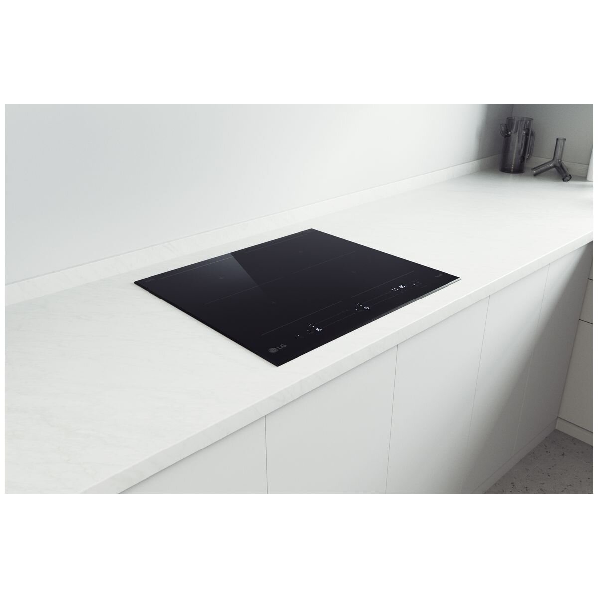 LG 60cm Series 7 Induction Cooktop 4 Zone with 2 Flexi Zones BCI607B4BG