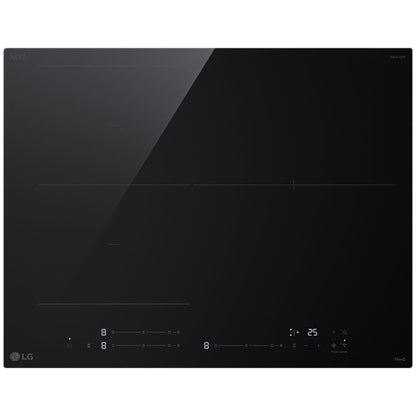 LG 60cm Series 7 Induction Cooktop 3 Zone with Flexi Zone BCI607T3BG