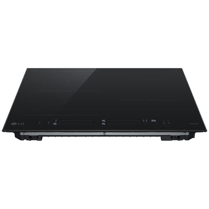 LG 60cm Series 7 Induction Cooktop 4 Zone with Flexi Zone BCI607T4BG
