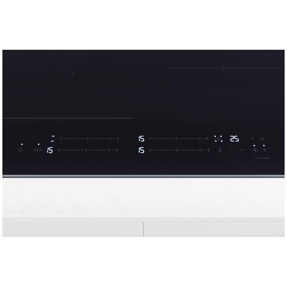 LG 60cm Series 7 Induction Cooktop 4 Zone with Flexi Zone BCI607T4BG