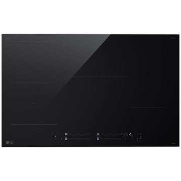LG 80cm Series 7 Induction Cooktop 4 Zone with 1 Flexi Zone BCI807T4BG