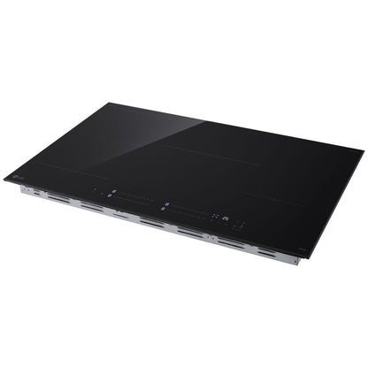 LG 80cm Series 7 Induction Cooktop 4 Zone with 1 Flexi Zone BCI807T4BG