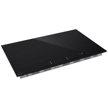 LG 80cm Series 7 Induction Cooktop 4 Zone with 1 Flexi Zone BCI807T4BG