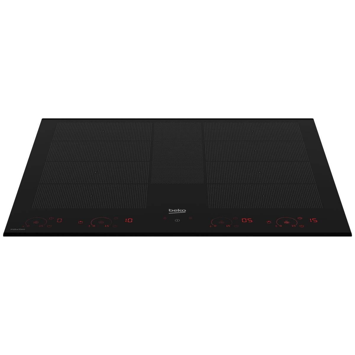 Beko 60cm Built-In Flexy Induction Cooktop with Luminous Control BCT604IG