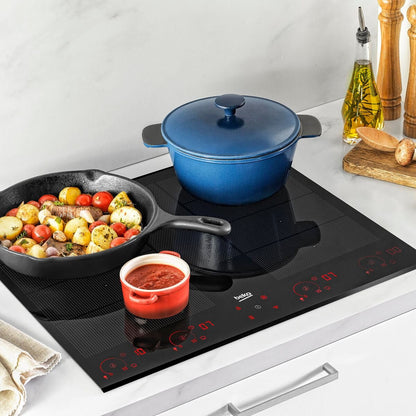 Beko 60cm Built-In Flexy Induction Cooktop with Luminous Control BCT604IG