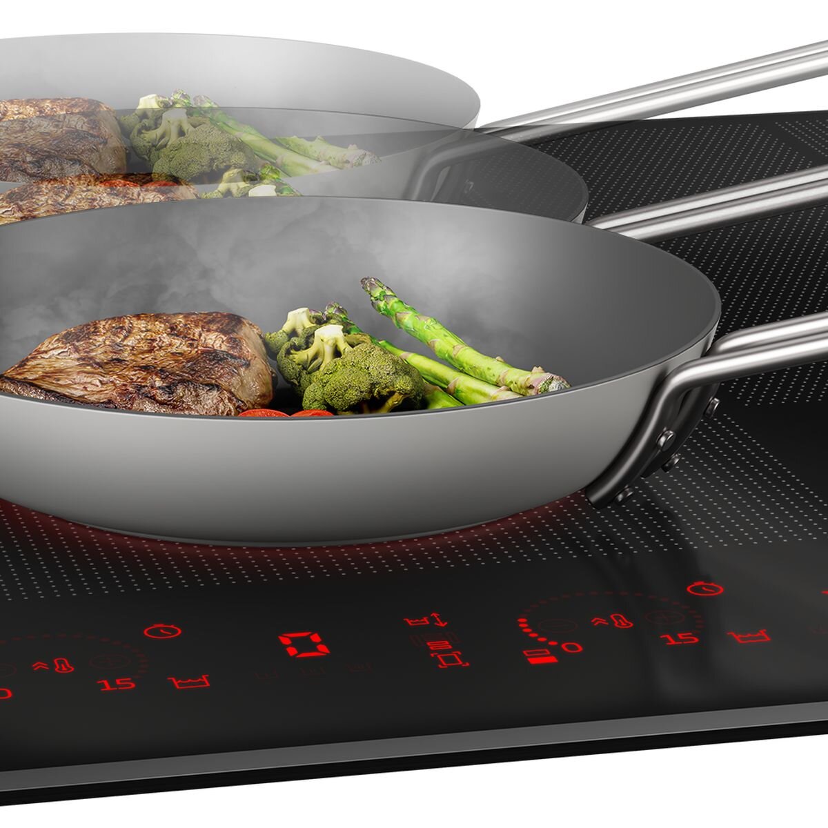 Beko 60cm Built-In Flexy Induction Cooktop with Luminous Control BCT604IG