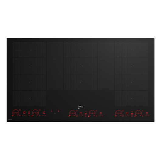 Beko 90cm Built-In Flexy Induction Cooktop with Luminous Control BCT904IG