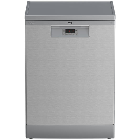 Beko 60cm Freestanding Dishwasher 14 Place Platinum Steel BDFB1410X