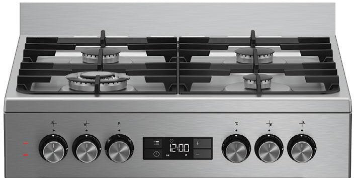 Beko 60cm Dual Fuel Upright Cooker BFC60GMX