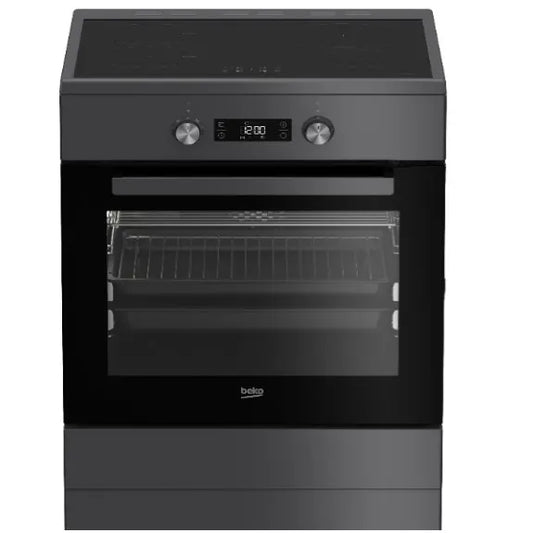 Beko 60cm Pyrolytic Upright Cooker with Induction BFC60IPAN