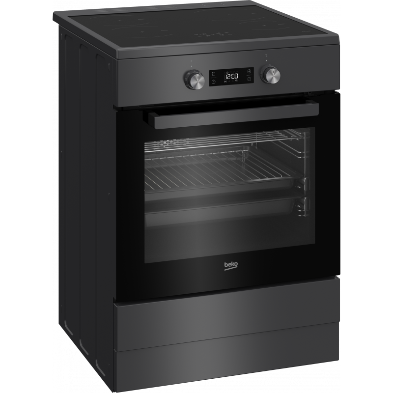 Beko 60cm Pyrolytic Upright Cooker with Induction BFC60IPAN