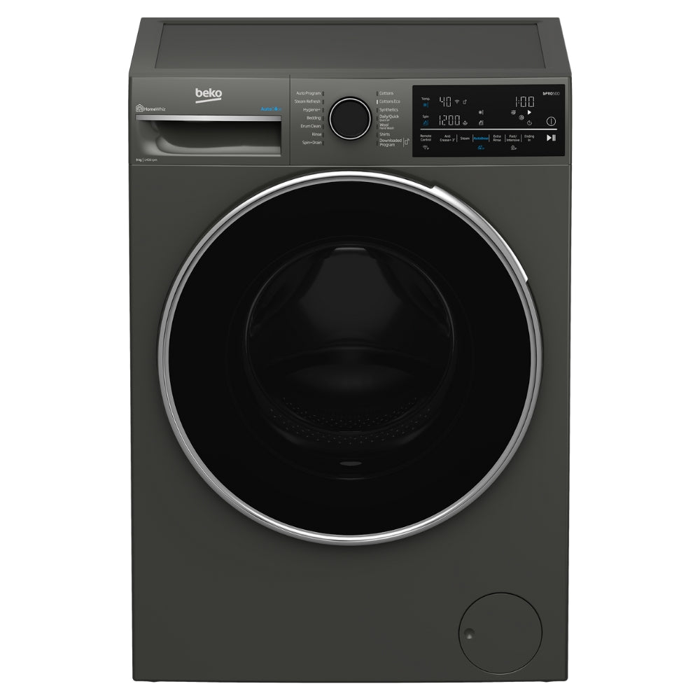 Beko 9kg Auto Dose Front Load Washing Machine (Graphite) BFLB904ADG