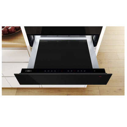 Bosch Series 8 Accentline 60x40cm Built-In Warming Drawer Black BIC9101B1