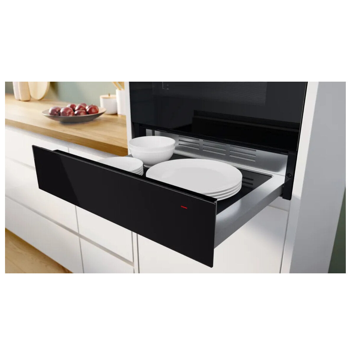 Bosch Series 8 Accentline 60x40cm Built-In Warming Drawer Black BIC9101B1