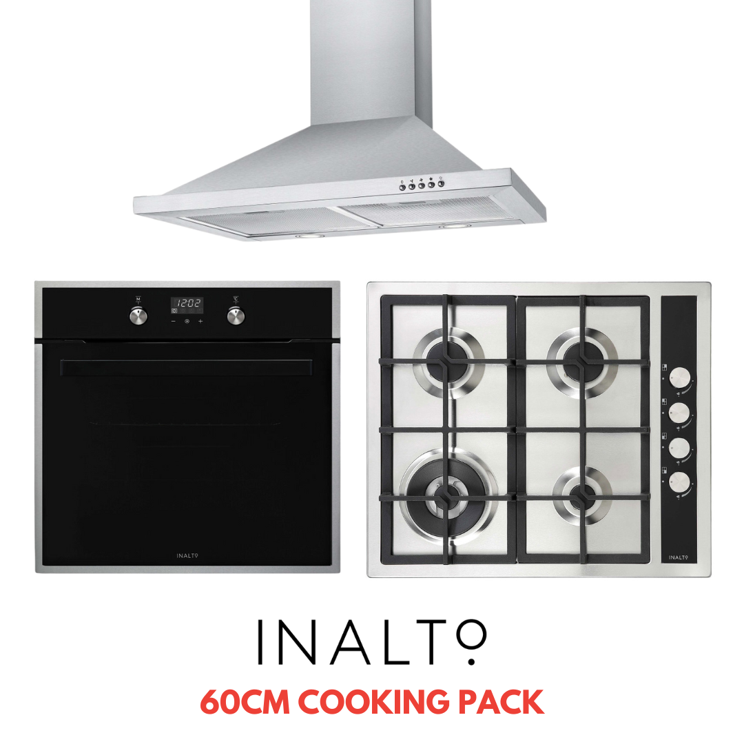 InAlto 60cm Cooking Pack IO60XL9T + ICGW60S + IRC60S