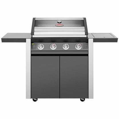 Beefeater 1600 Series Dark Four Burner BBQ with Side Burner & Trolley BMG1641DA