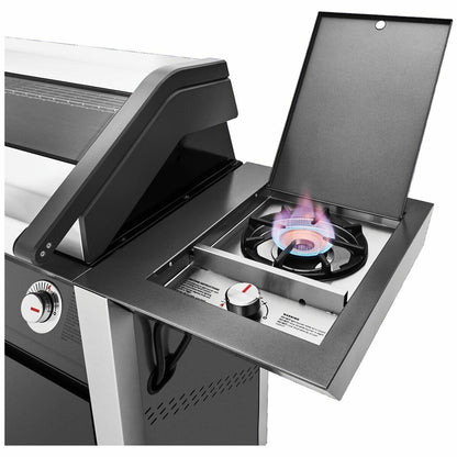 Beefeater 1600 Series Dark Four Burner BBQ with Side Burner & Trolley BMG1641DA