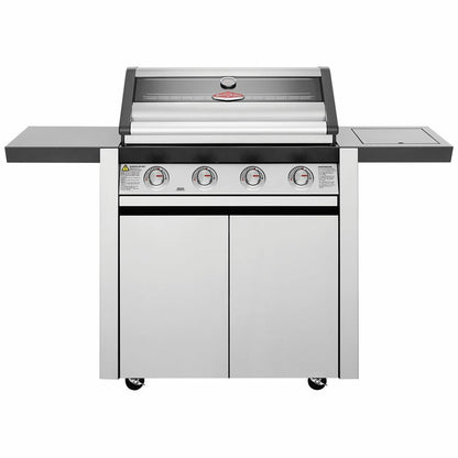 Beefeater 1600 Series SS Four Burner BBQ with Side Burner & Trolley BMG1641SA