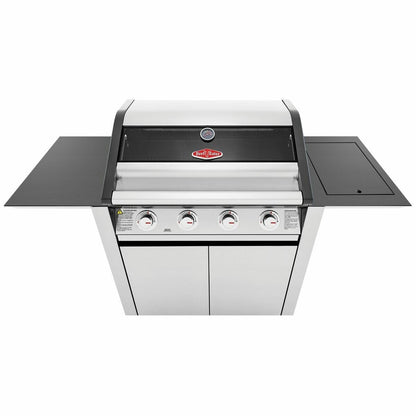 Beefeater 1600 Series SS Four Burner BBQ with Side Burner & Trolley BMG1641SA