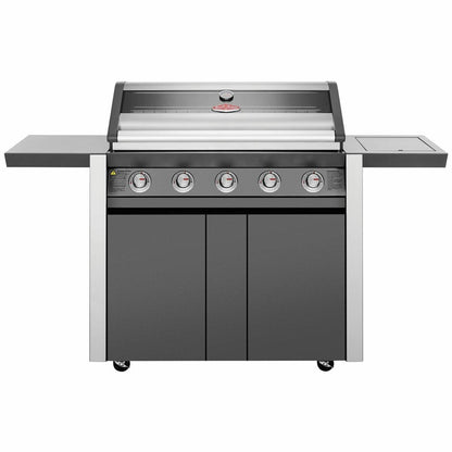 Beefeater 1600 Series Dark Five Burner BBQ with Side Burner & Trolley BMG1651DA