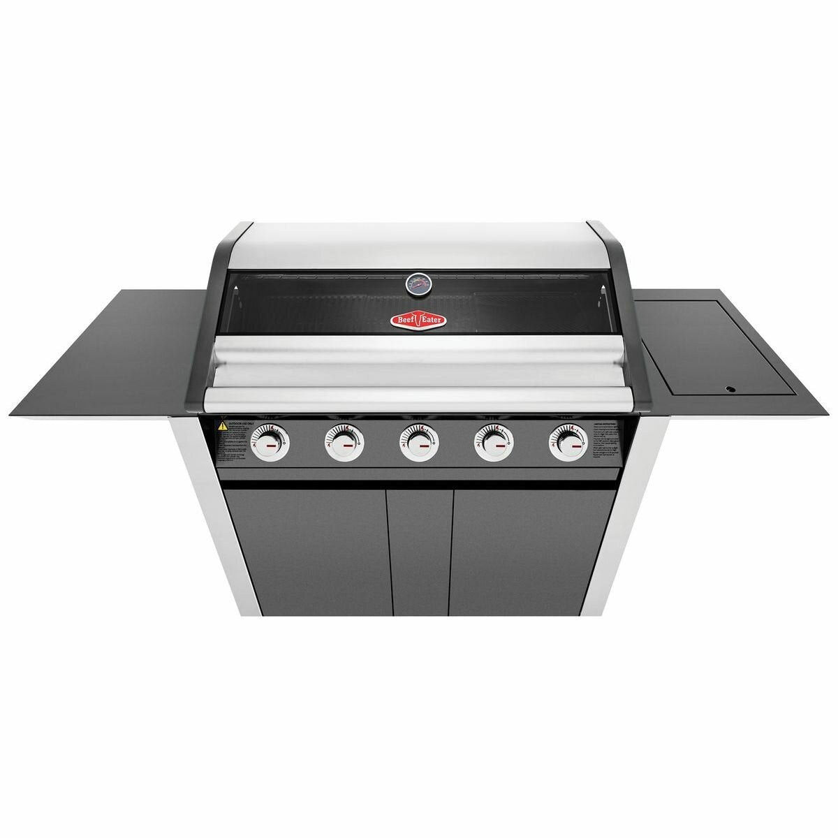 Beefeater 1600 Series Dark Five Burner BBQ with Side Burner & Trolley BMG1651DA