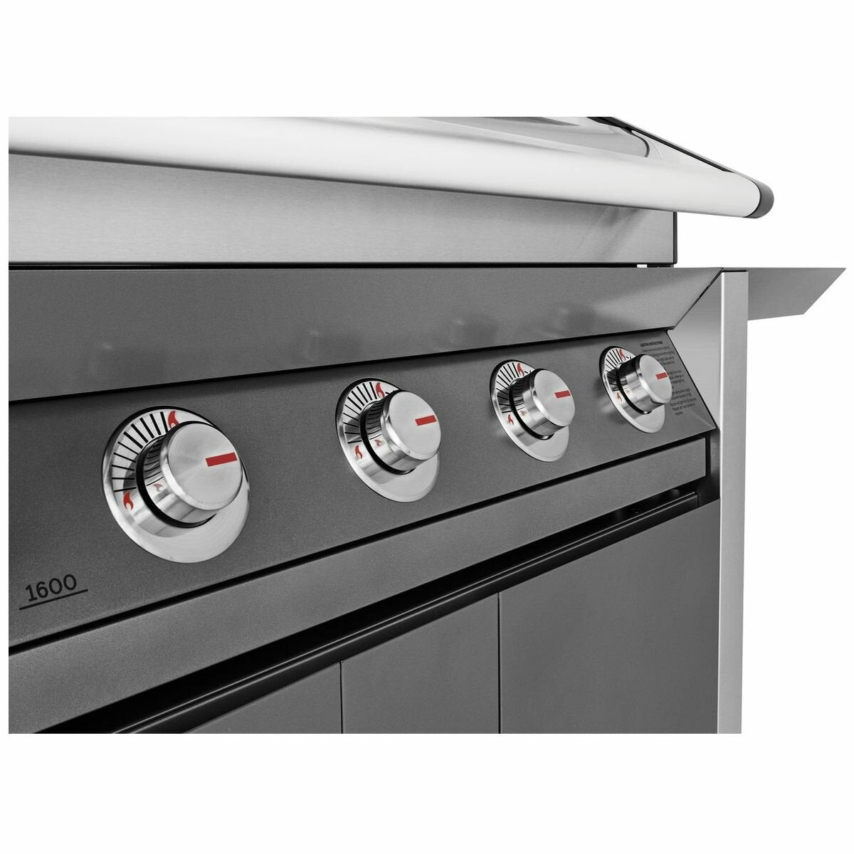 Beefeater 1600 Series Dark Five Burner BBQ with Side Burner & Trolley BMG1651DA