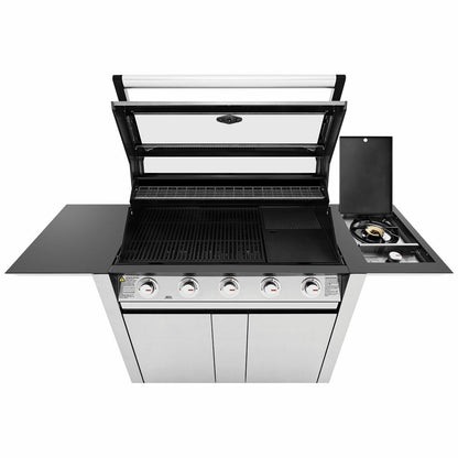 Beefeater 1600 Series SS Five Burner BBQ with Side Burner & Trolley BMG1651SA