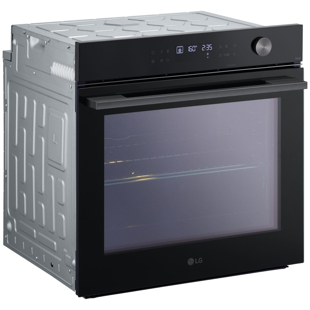 LG 60cm InstaView Series 5 Oven Black Glass BO605G1GL5