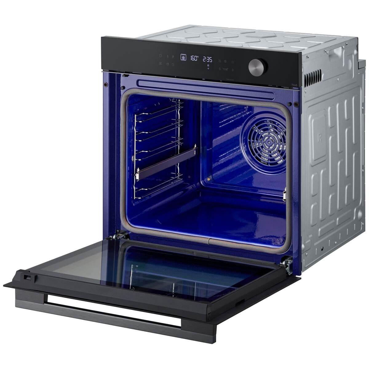 LG 60cm InstaView Series 5 Oven Black Glass BO605G1GL5