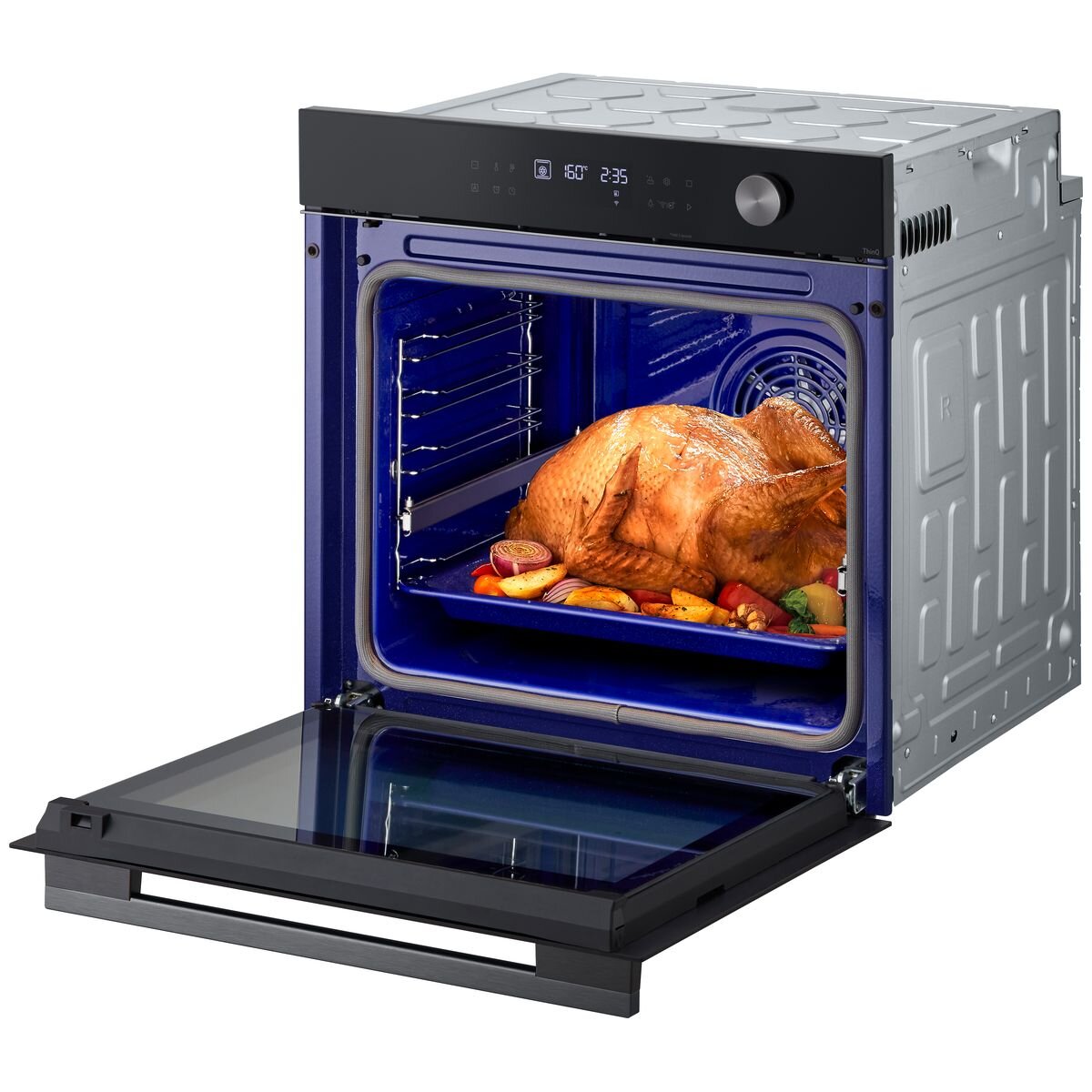 LG 60cm InstaView Series 5 Oven Black Glass BO605G1GL5