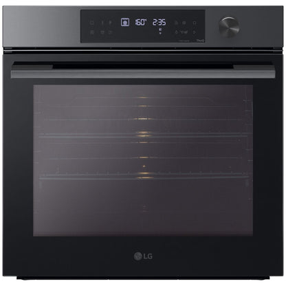 LG 60cm InstaView Series 7 Pyrolytic Oven Black BO607G1MB4