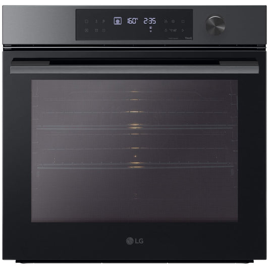 LG 60cm InstaView Series 7 Pyrolytic Oven Black BO607G1MB4