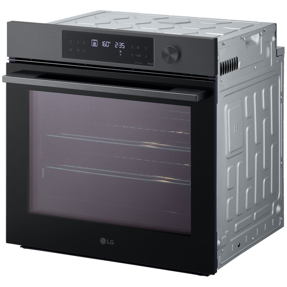 LG 60cm InstaView Series 7 Pyrolytic Oven Black BO607G1MB4