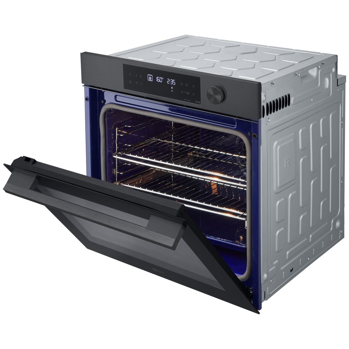 LG 60cm InstaView Series 7 Pyrolytic Oven Black BO607G1MB4