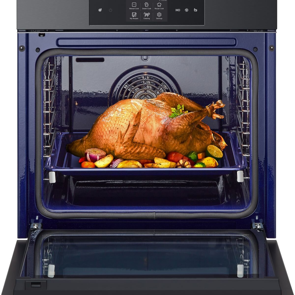 LG 60cm InstaView Series 9 Steam Oven Black BO609T2MB4