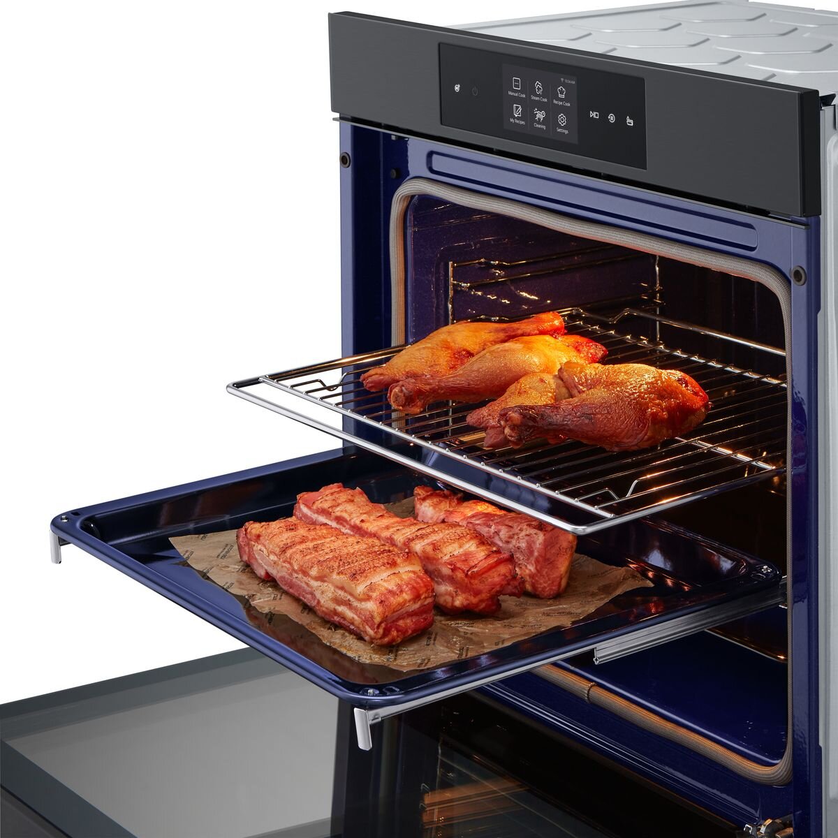 LG 60cm InstaView Series 9 Steam Oven Black BO609T2MB4