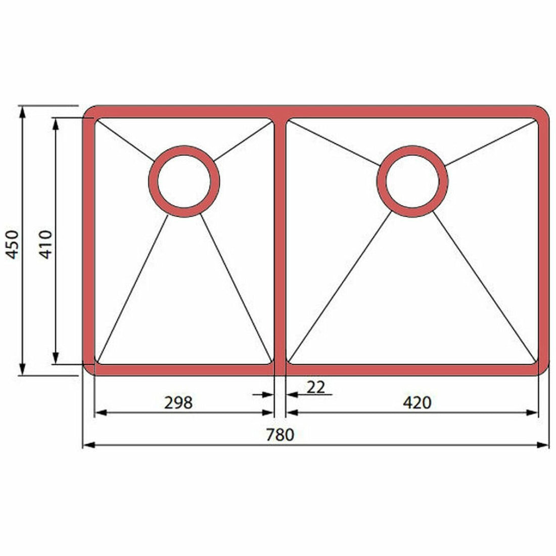 Franke Bolero 1 and 3/4 Bowl Sink BOX220-42/29SBL