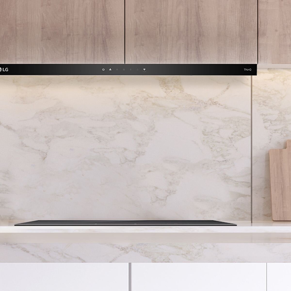 LG 90cm Series 7 Canopy Rangehood Stainless Steel BWH907T3S