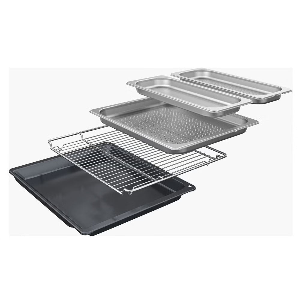 NEFF Flex Design 45cm Compact Oven with FullSteam Deep Black C29FS31Y0A (Factory Clearance)