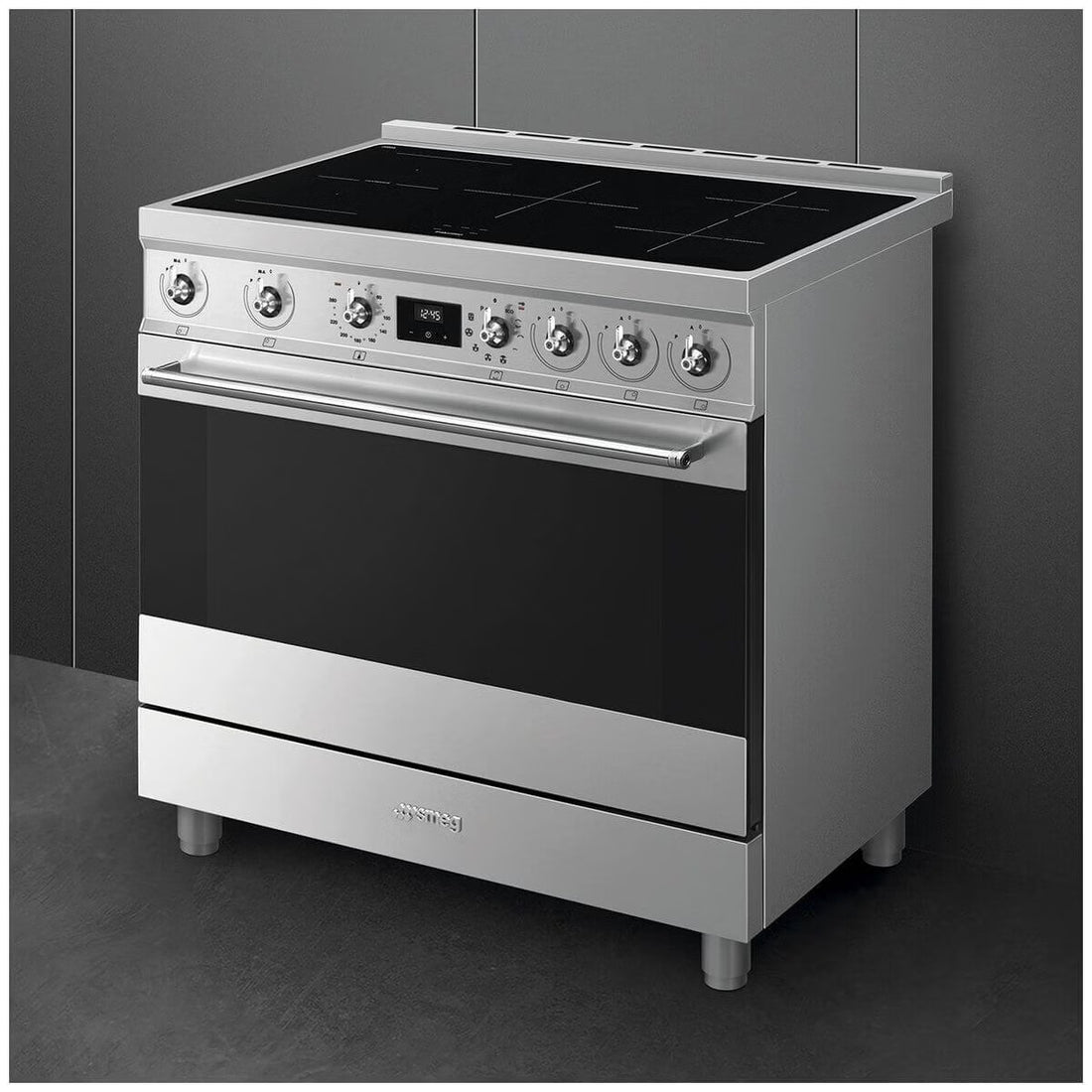 Smeg 90cm Freestanding Induction Oven Stainless Steel C9IPX2