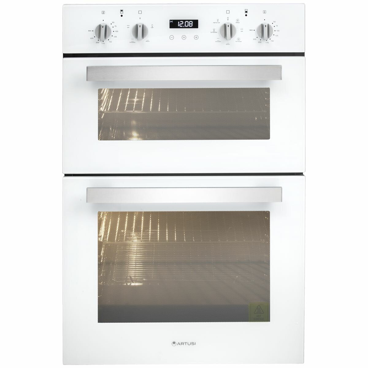 Artusi 60cm Electric Built-In Double Oven CAO888W